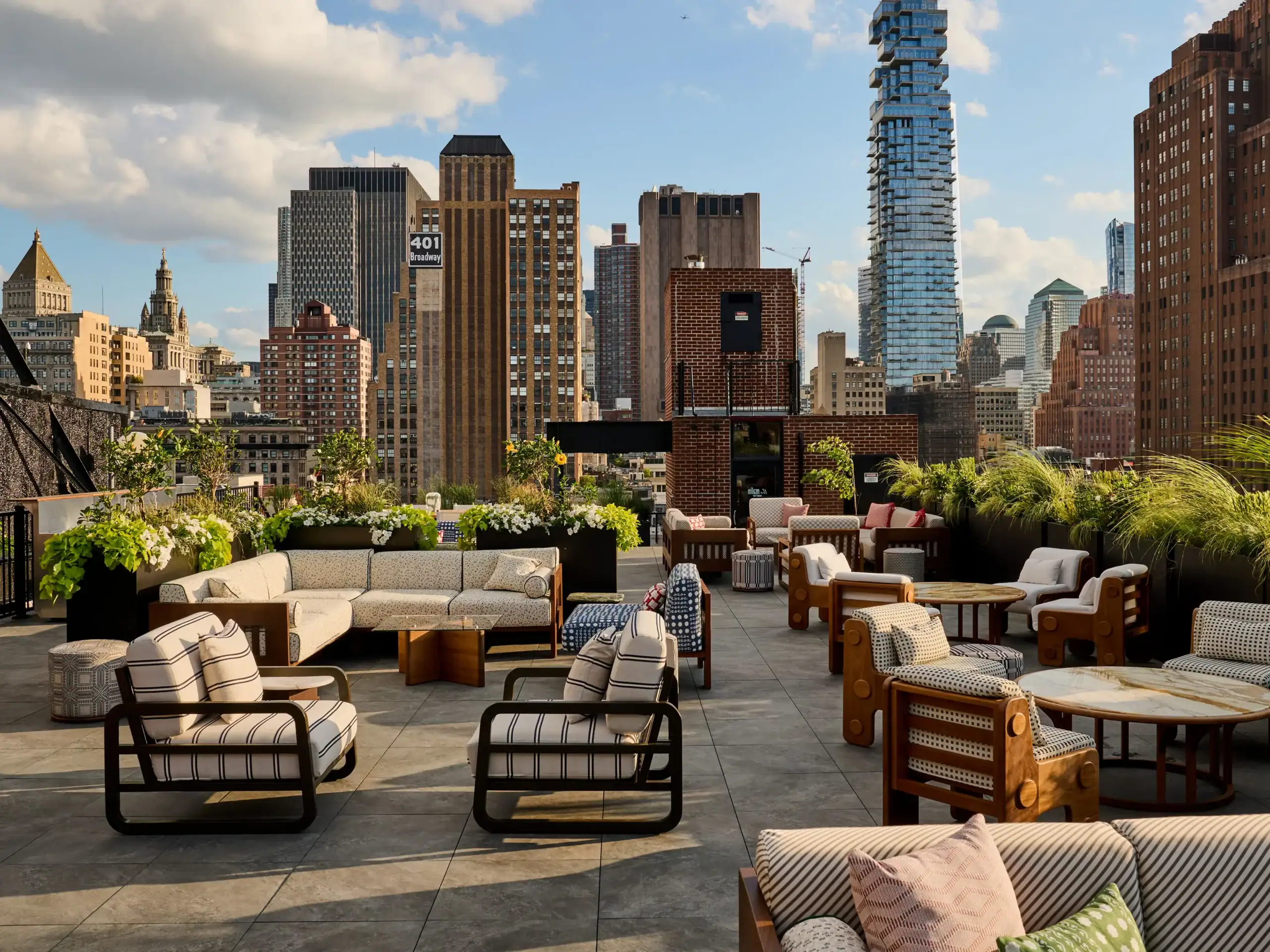 The Malin Soho rooftop